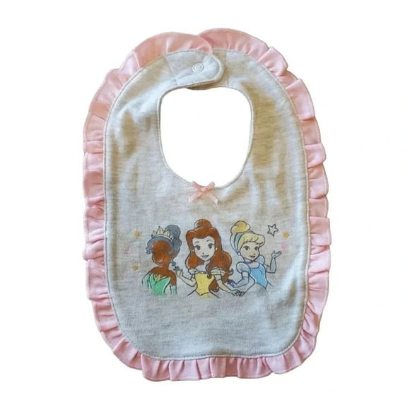 3-6m Princess 3piece Onesie and Bib Set - Picture 4 of 5